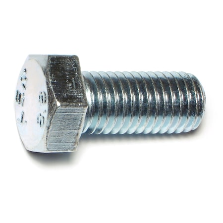 Midwest Fastener Class 8.8, M18-2.50 Hex Head Cap Screw, Zinc Plated Steel, 40 mm L, 2 PK 73481
